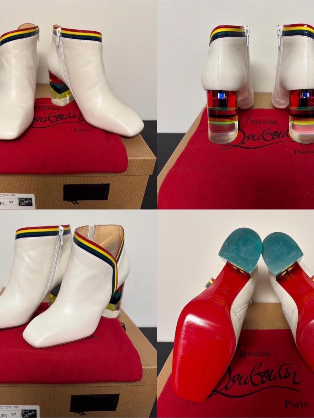 NIB Christian Louboutin Raniboot 85MM Calf | Size: 37 EU, 6.5M